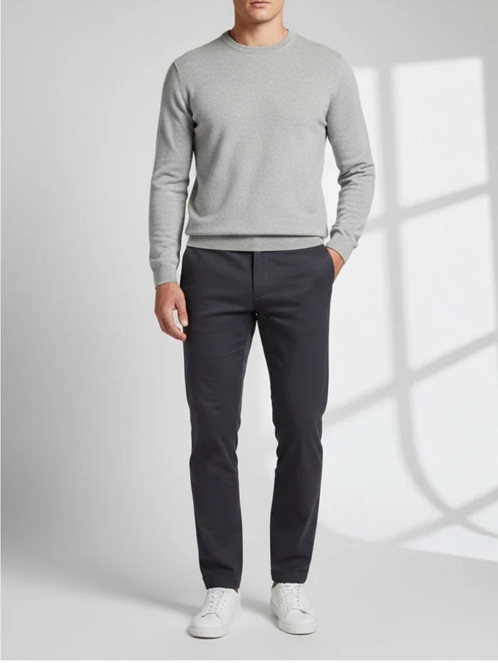 Taylrd Men's Chino Pants Pants in Blackened Pearl 33/30